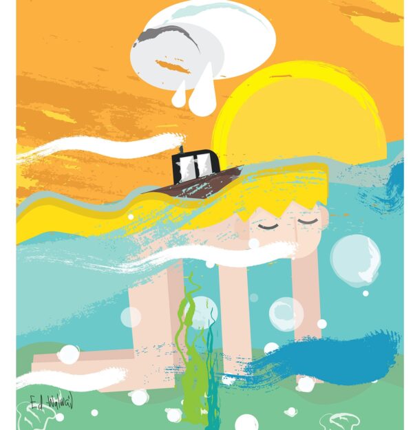 Above The Water" Art Print: The Speed of Peace - Image 3