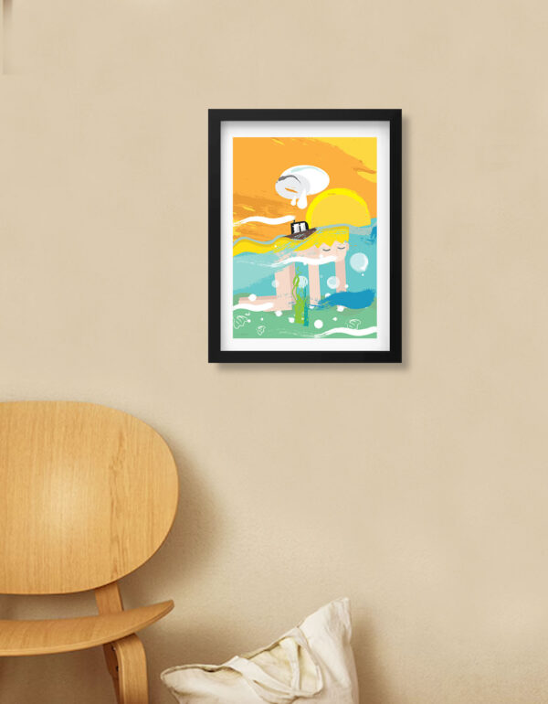 Above The Water" Art Print: The Speed of Peace - Image 2