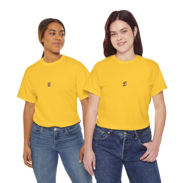 Apple Tree - Front Apple - Unisex Heavy Cotton Tee - Image 106