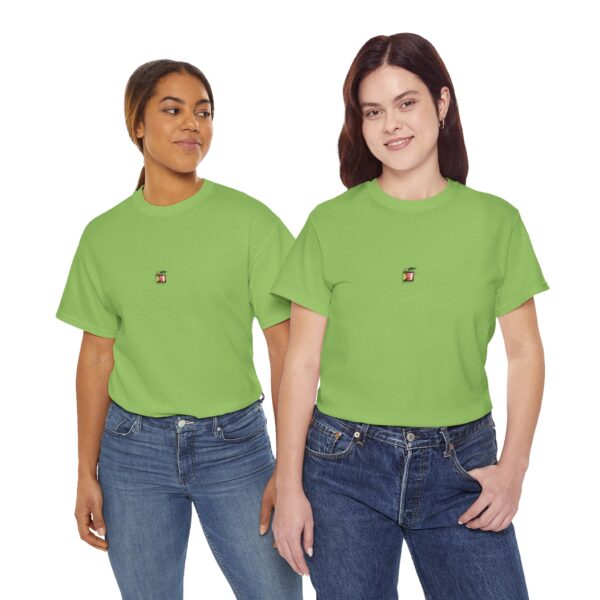 Apple Tree - Front Apple - Unisex Heavy Cotton Tee - Image 133