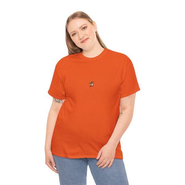 Apple Tree - Front Apple - Unisex Heavy Cotton Tee - Image 66