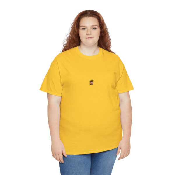 Apple Tree - Front Apple - Unisex Heavy Cotton Tee - Image 96
