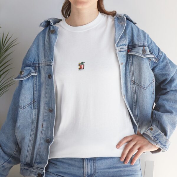 Apple Tree - Front Apple - Unisex Heavy Cotton Tee - Image 50