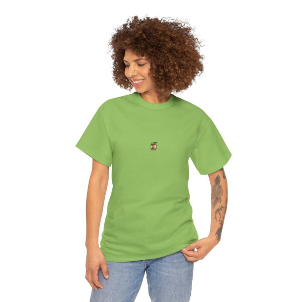 Apple Tree - Front Apple - Unisex Heavy Cotton Tee - Image 119