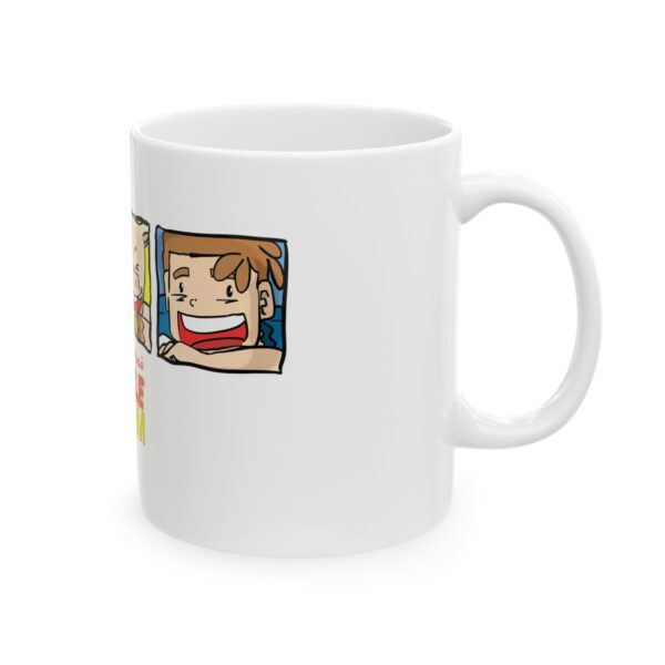 Three Little Pigs and Adam Ceramic Mug, (11oz, 15oz) - Image 4