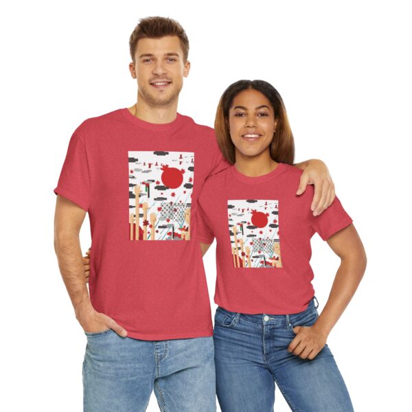From Palestine to Canada - Unisex Heavy Cotton Tee - Image 3