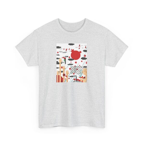 From Palestine to Canada - Unisex Heavy Cotton Tee - Image 12