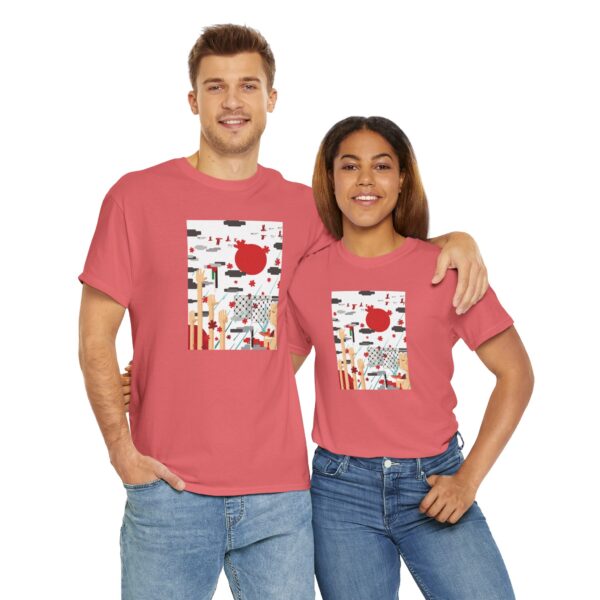 From Palestine to Canada - Unisex Heavy Cotton Tee - Image 17