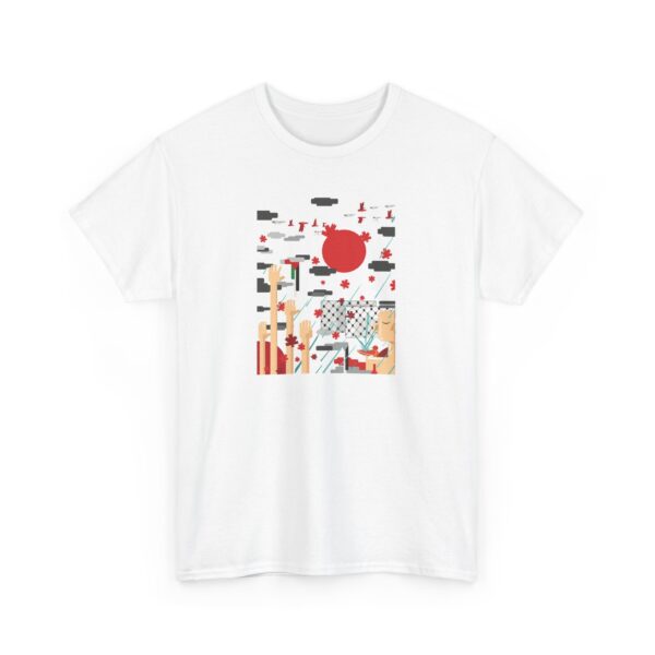From Palestine to Canada - Unisex Heavy Cotton Tee - Image 6