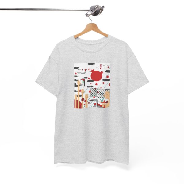 From Palestine to Canada - Unisex Heavy Cotton Tee - Image 13