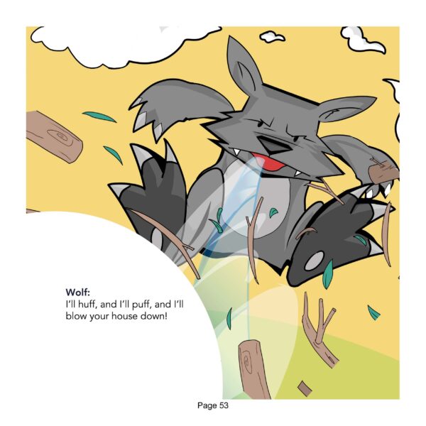 Three Little Pigs and Adam - Illustrated children's book (Digital Version) - Image 4